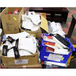 PALLET WITH NEW SHIN AND FOREARM GUARDS