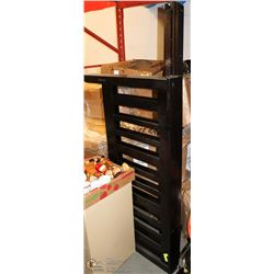 TWIN WOOD BED FRAME AND RAILS