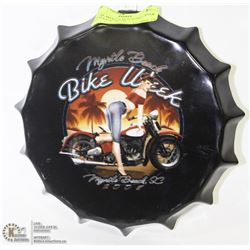 METAL MYRTLE BEACH BIKE WEEK BOTTLE CAP METAL