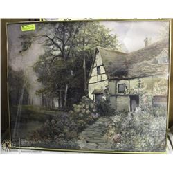 THOMAS KINCADE STYLE COUNTRY COTTAGE PICTURE 24X30