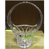 Image 1 : 24% HAND CUT CRYSTAL BASKET.