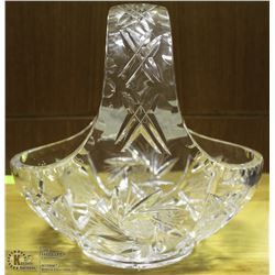 PINWHEEL CRYSTAL BASKET.