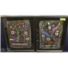 Image 1 : SET OF 2 COLORFUL PAINTINGS FRAMED