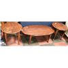 Image 1 : WOOD TONE COFFEE TABLE SET