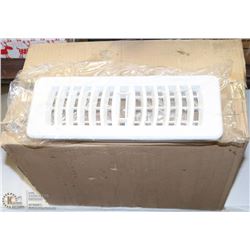 CASE OF WHITE COVER VENTS.