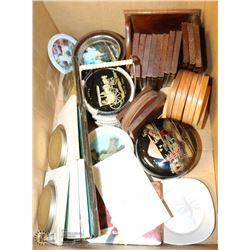 12) COLLECTION OF COASTERS.