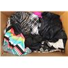 Image 1 : LARGE BOX OF LADIES SIZE LARGE CLOTHING
