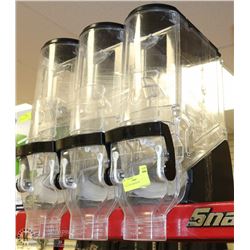 3 DRY FOOD DISPENSERS