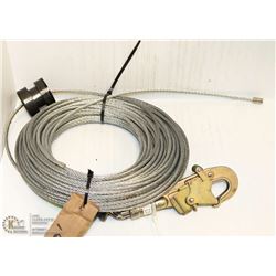 3/16" CABLE 130' WITH SALA ROTATING CLIP