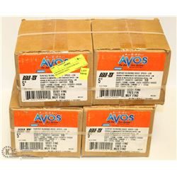 4 BOXES OF 5" AVOS SURFACE BLENDING DISCS