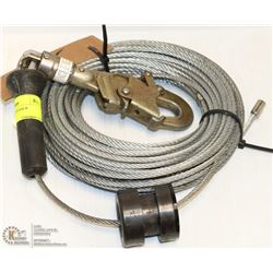 3/16" CABLE 85' WITH SALA ROTATING CLIP