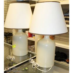 PAIR OF TABLE LAMPS.