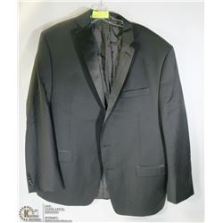 CALVIN KLEIN BLACK SUIT JACKET SIZE 48R  100% WOOL