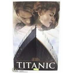 TITANIC HARDBACK MOVIE POSTER  34"X22.5"