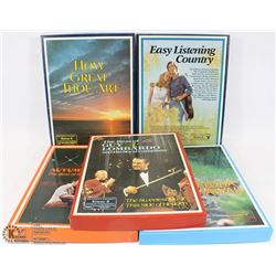 5 COLLECTIBLE 8 TRACK BOX SETS , 4 IN EACH SET