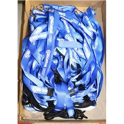 FLAT OF 50 ASSORTED LANYARDS