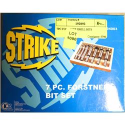7PC FORSTNER DRILL BITS