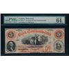 Image 1 : 1858 $5 Bank of Commonwealth Obsolete Bank Note PMG 64