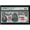 Image 1 : 1907 $5 Legal Tender Note PCBLIC Error 64EPQ