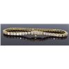 Image 1 : 14KT Yellow Gold 3.50ctw Diamond Tennis Bracelet