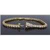 Image 2 : 14KT Yellow Gold 3.50ctw Diamond Tennis Bracelet