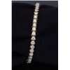 Image 5 : 14KT Yellow Gold 3.50ctw Diamond Tennis Bracelet
