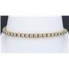 Image 8 : 14KT Yellow Gold 3.50ctw Diamond Tennis Bracelet