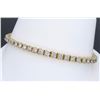 Image 9 : 14KT Yellow Gold 3.50ctw Diamond Tennis Bracelet