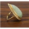 Image 4 : 14KT Yellow Gold Jadeite Jade Ring