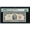 Image 1 : 1963 $2 Legal Tender Note PMG 66EPQ