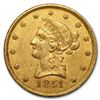 Image 1 : 1851 $10 Liberty Head Gold Coin