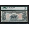 Image 1 : 1901 $10 Bison Legal Tender Note PMG 15