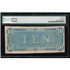 Image 2 : 1864 $10 Confederate States of American Note PMG 55