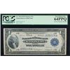 Image 1 : 1918 $1 Large Kansas City Federal Reserve Note PCGS 64PPQ