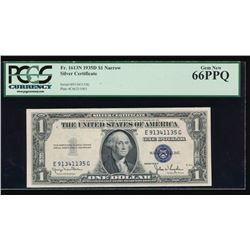 1935D $1 Silver Certificate PCGS 66PPQ