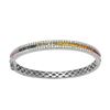 Image 1 : 14KT White Gold 2.32ctw Multi Color Sapphire and Diamond Bracelet