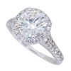Image 2 : 18KT White Gold 1.89ctw GIA Cert Diamond Ring