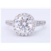 Image 5 : 18KT White Gold 1.89ctw GIA Cert Diamond Ring