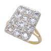 Image 2 : 14KT Two Tone Gold 1.08ctw Diamond Ring