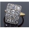 Image 5 : 14KT Two Tone Gold 1.08ctw Diamond Ring