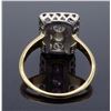 Image 8 : 14KT Two Tone Gold 1.08ctw Diamond Ring