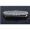 Image 4 : Platinum 4.15ctw Diamond Brooch