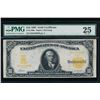 Image 1 : 1907 $10 Gold Certificate PMG 25