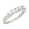 Image 2 : Platinum 0.50ctw Diamond Ring
