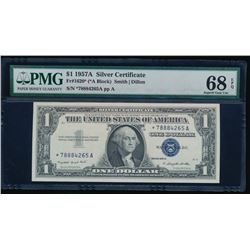 1957A $1 Silver Certificate Star Note PCGS 68EPQ