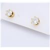 Image 3 : 14KT Yellow Gold 1.00ctw Diamond Earrings