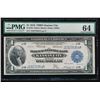 Image 1 : 1918 $1 Large Kansas City Federal Reserve Note PMG 64