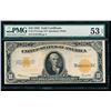 Image 1 : 1922 $10 Large Gold Certificate PMG 53EPQ