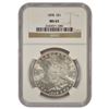 Image 1 : 1898 $1 Morgan Silver Dollar Coin NGC MS65