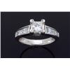 Image 1 : 14KT White Gold 1.00ctw Diamond Ring